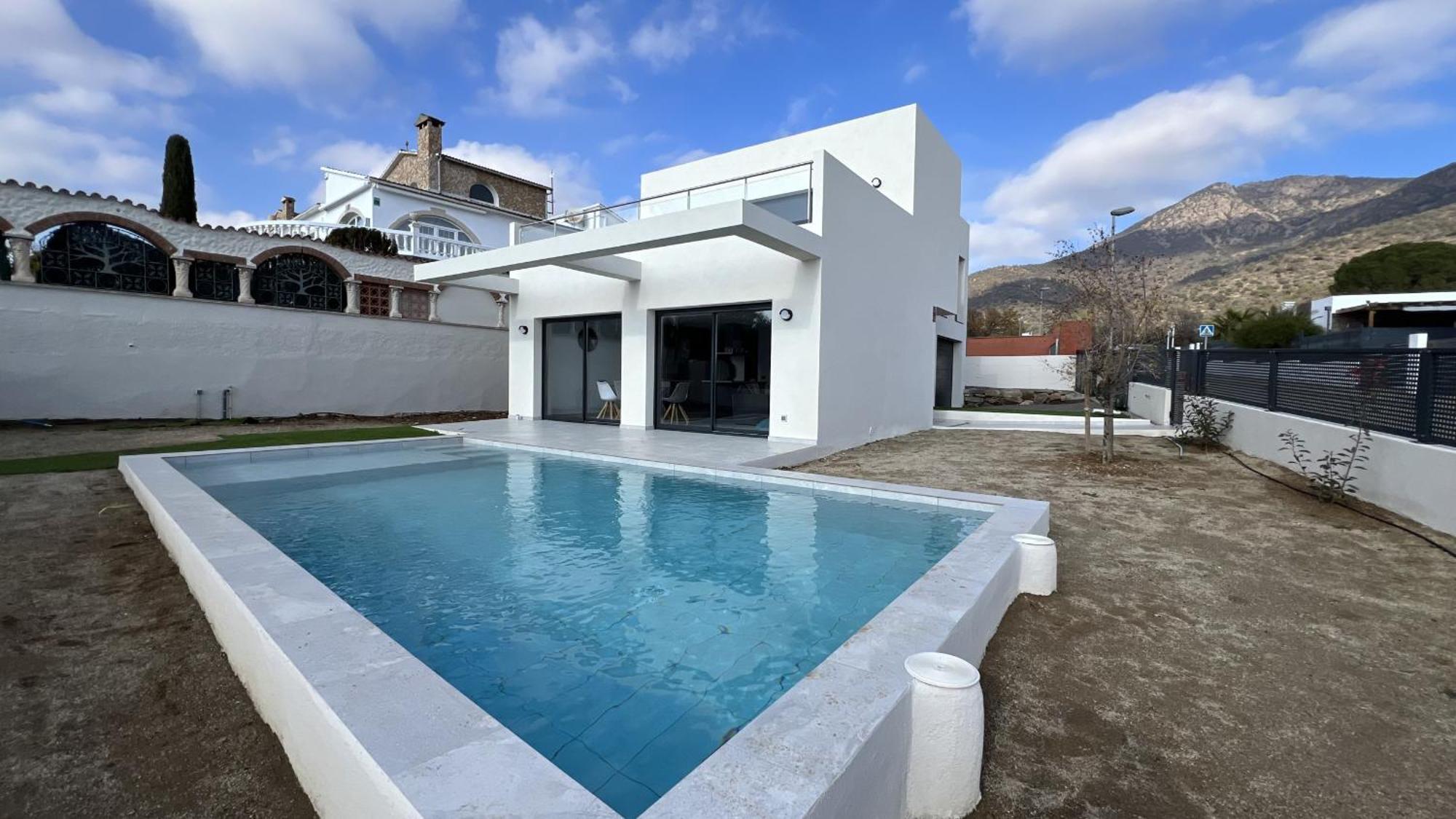 הוילה Palau Saverdera Casa Moderna Roses Con Piscina Y Jardin Mas Bosca, Roses מראה חיצוני תמונה